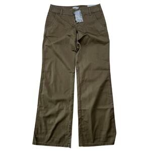 Ann Taylor Loft Marisa Flared Leg Jeans Women's Size 6 Green Denim Stretch NWT